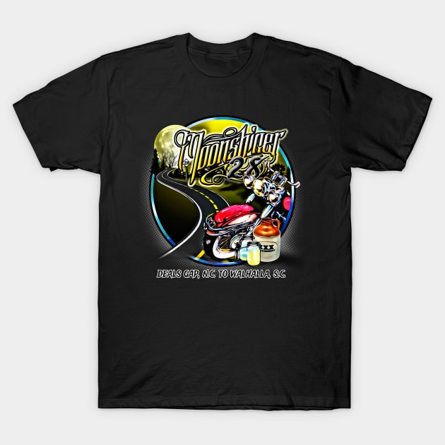 Moonshiner 28 T-Shirt by Digitanim8tor